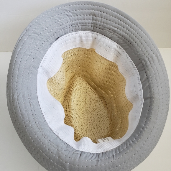 3/$15 Boys Fedoras bundle of 2. Straw with blue trim. - Picture 4 of 8